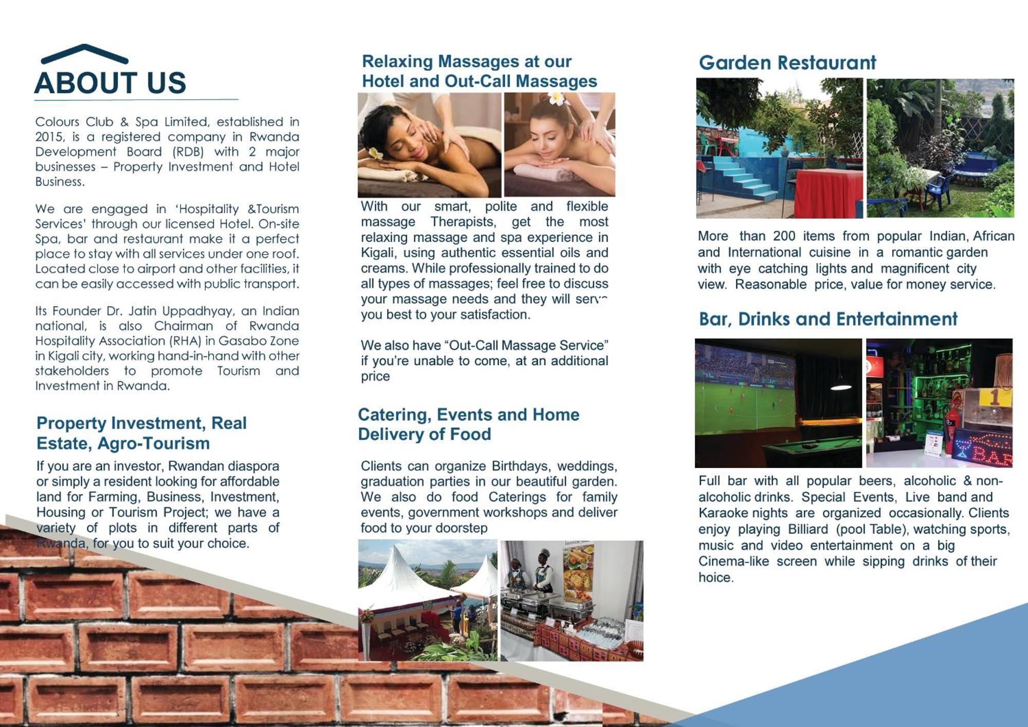 Colours Club And Spa Kigali Exterior photo